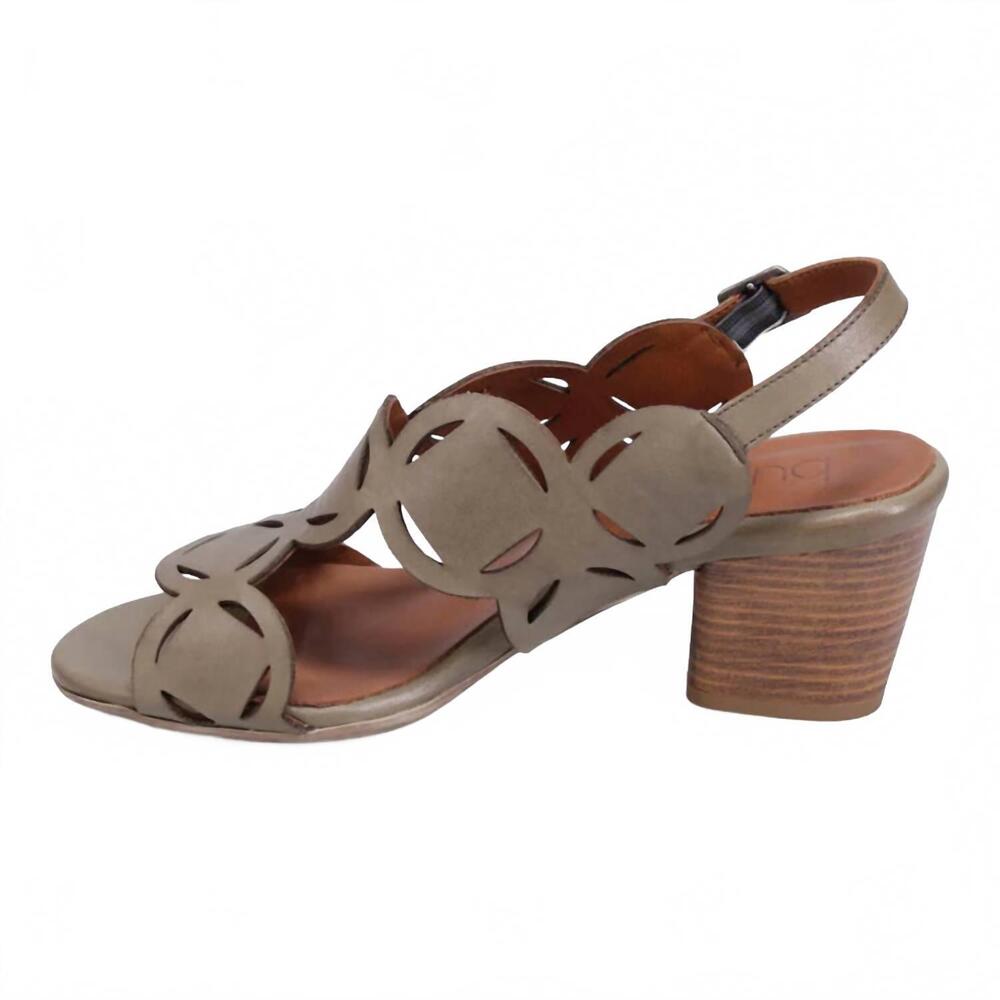NEW BUENO women's cassidy heels in light grey